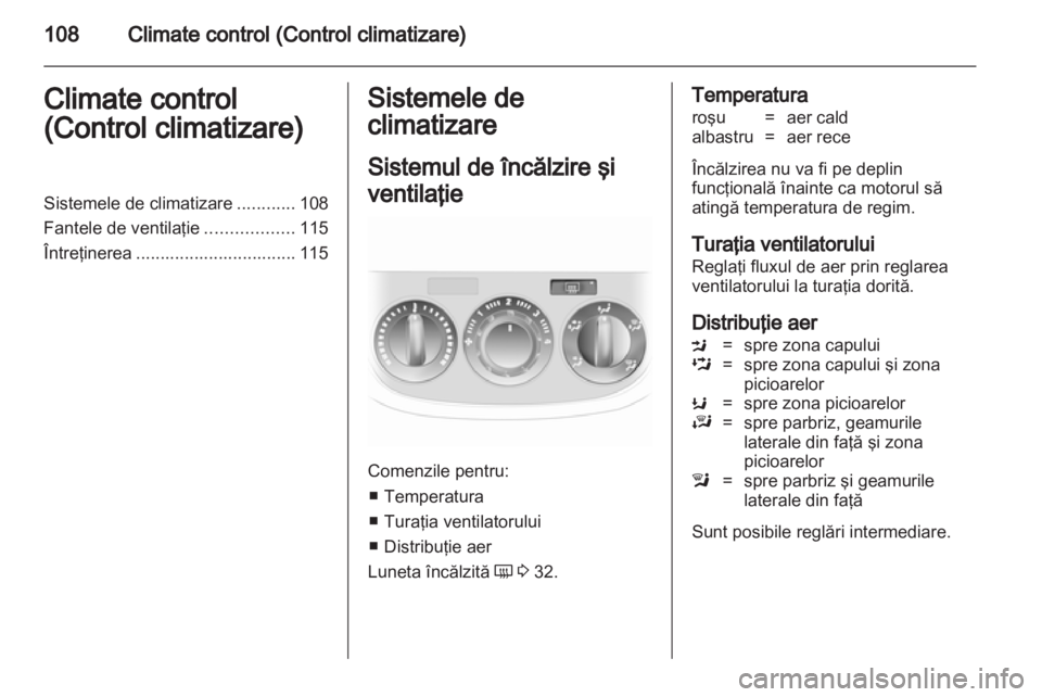 OPEL CORSA 2011.5  Manual de utilizare (in Romanian) 