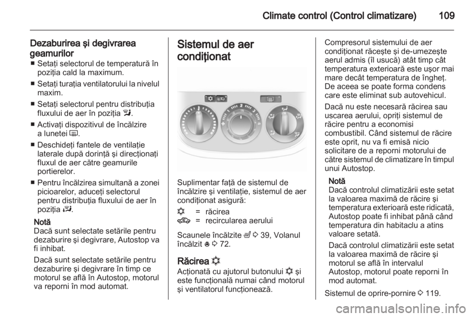 OPEL CORSA 2011.5  Manual de utilizare (in Romanian) 