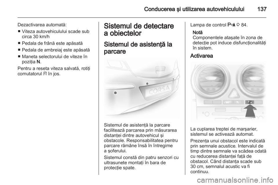 OPEL CORSA 2011.5  Manual de utilizare (in Romanian) 