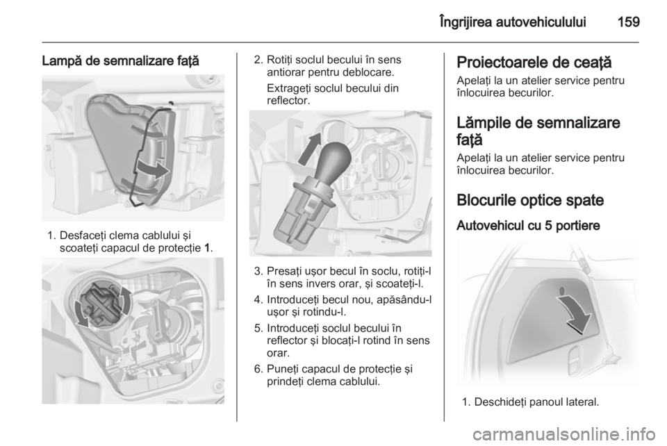 OPEL CORSA 2011.5  Manual de utilizare (in Romanian) 