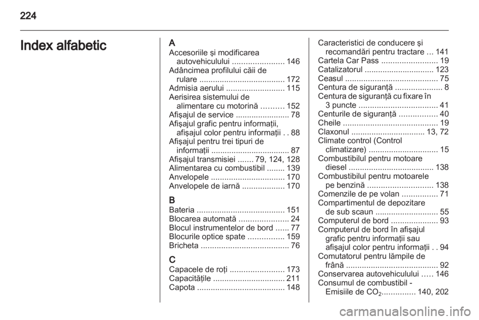 OPEL CORSA 2011.5  Manual de utilizare (in Romanian) 