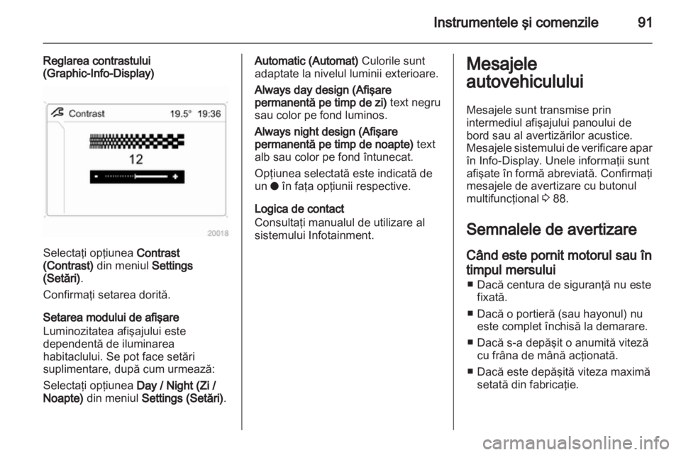 OPEL CORSA 2011.5  Manual de utilizare (in Romanian) 