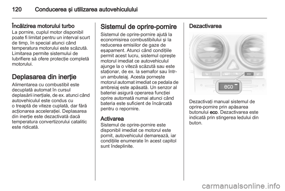 OPEL CORSA 2012  Manual de utilizare (in Romanian) 