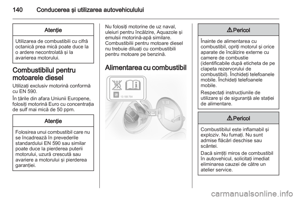 OPEL CORSA 2012  Manual de utilizare (in Romanian) 