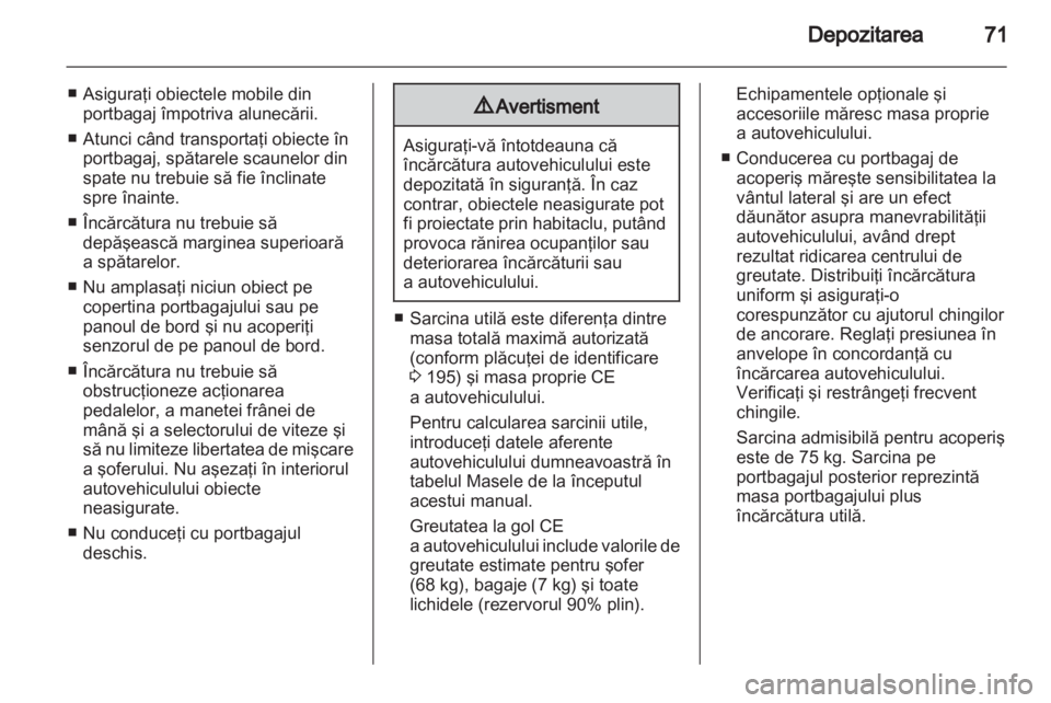 OPEL CORSA 2012  Manual de utilizare (in Romanian) 