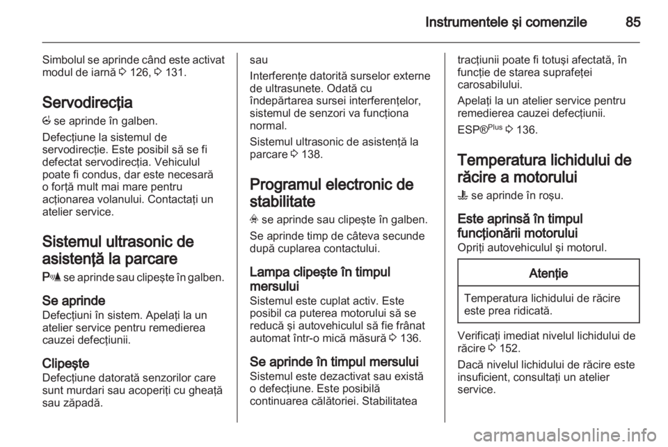 OPEL CORSA 2012  Manual de utilizare (in Romanian) 