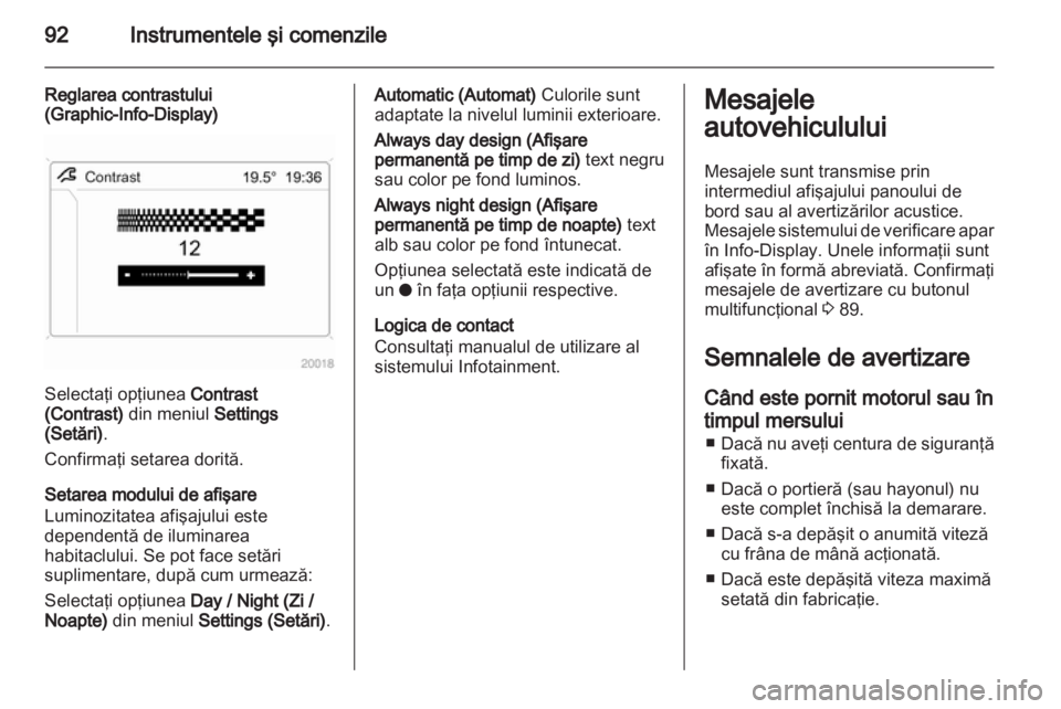 OPEL CORSA 2012  Manual de utilizare (in Romanian) 
