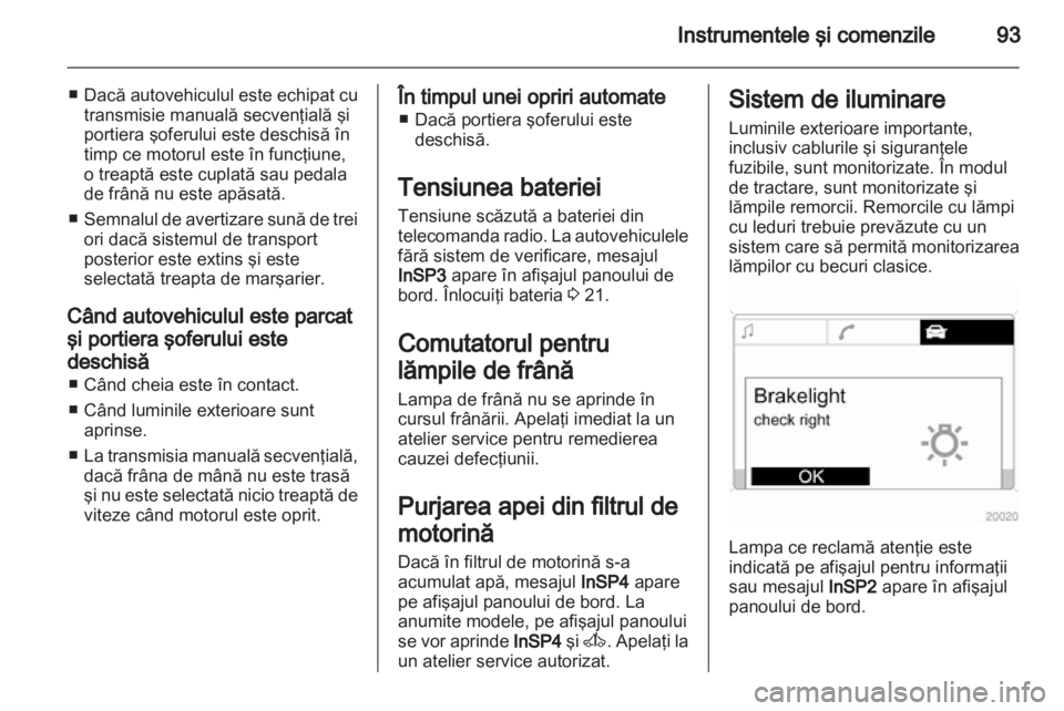 OPEL CORSA 2012  Manual de utilizare (in Romanian) 