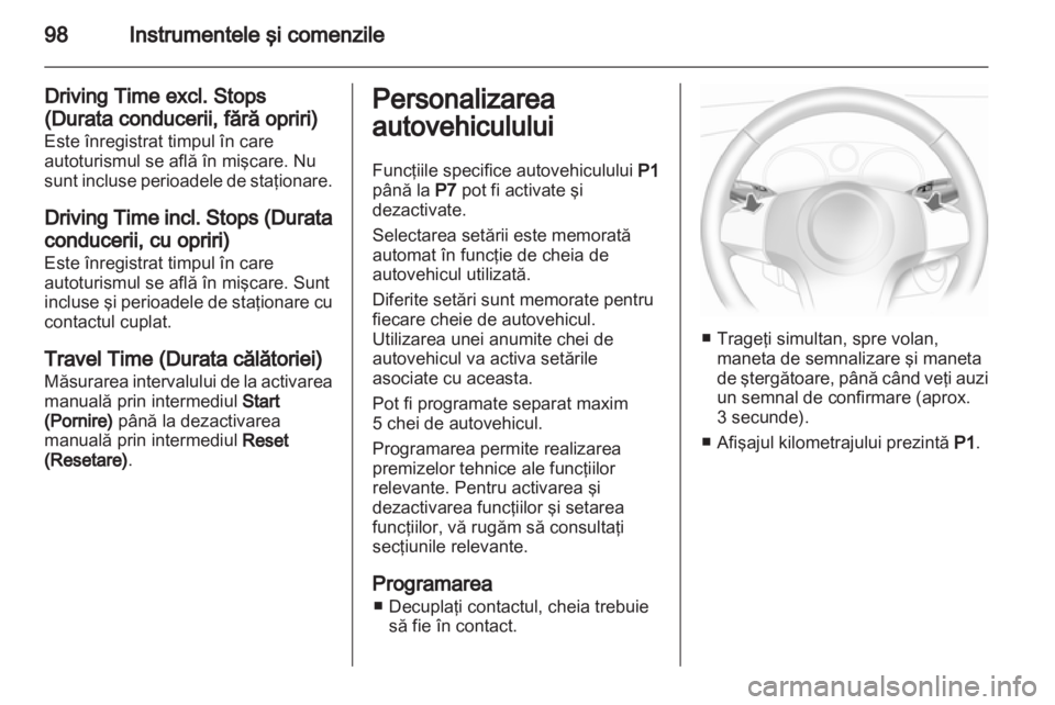OPEL CORSA 2012  Manual de utilizare (in Romanian) 