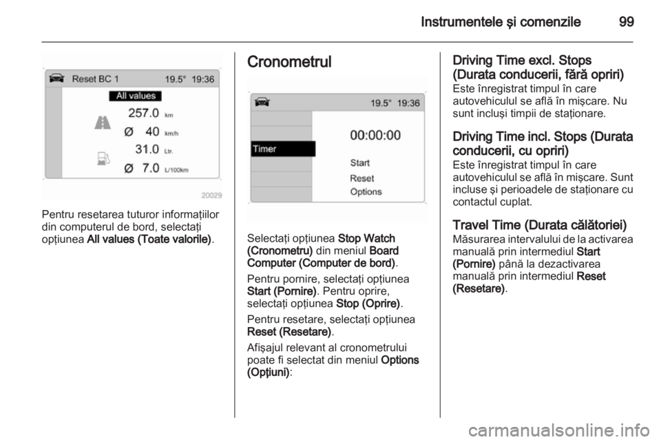 OPEL CORSA 2012.5  Manual de utilizare (in Romanian) 