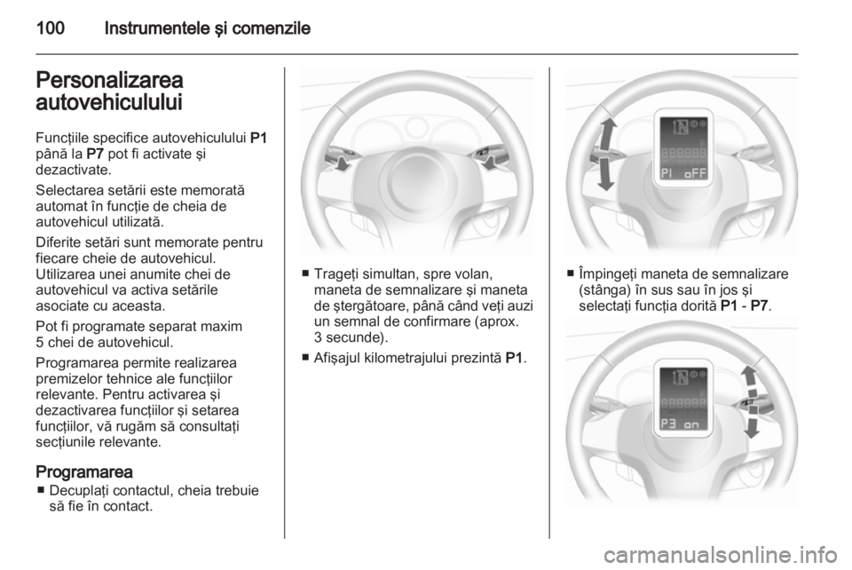 OPEL CORSA 2012.5  Manual de utilizare (in Romanian) 
