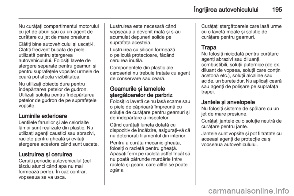 OPEL CORSA 2012.5  Manual de utilizare (in Romanian) 