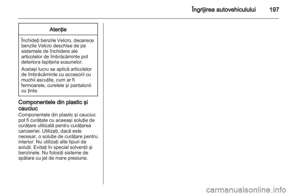 OPEL CORSA 2012.5  Manual de utilizare (in Romanian) 