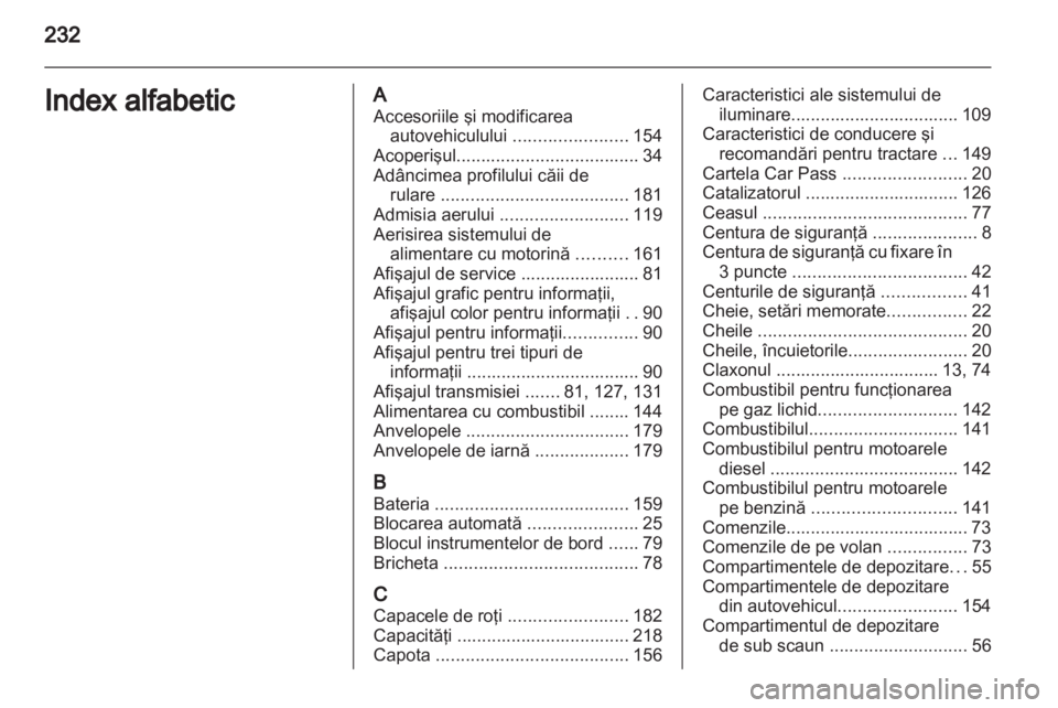 OPEL CORSA 2012.5  Manual de utilizare (in Romanian) 