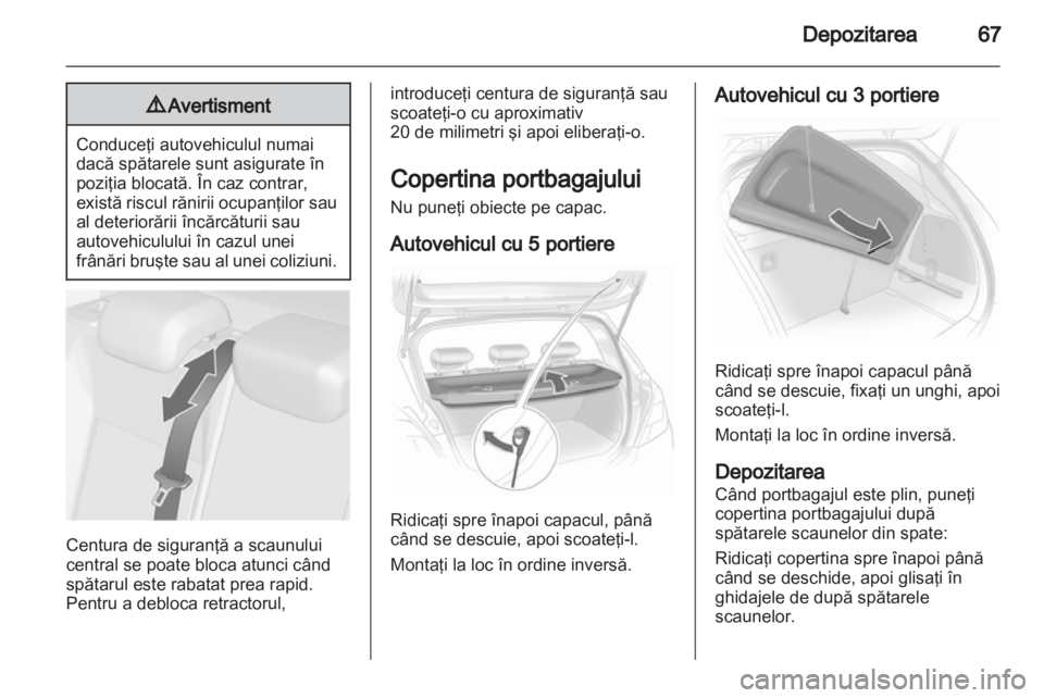 OPEL CORSA 2012.5  Manual de utilizare (in Romanian) 