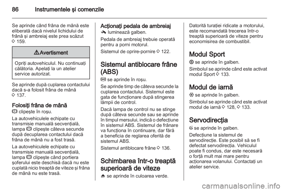 OPEL CORSA 2012.5  Manual de utilizare (in Romanian) 
