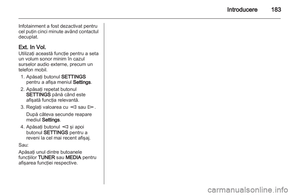 OPEL CORSA 2013  Manual pentru sistemul Infotainment (in Romanian) 