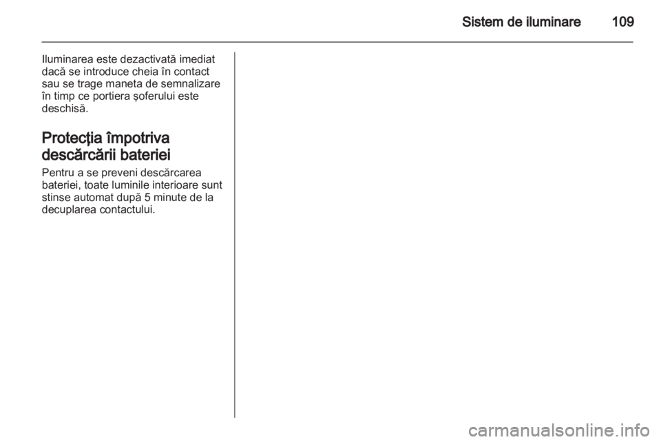 OPEL CORSA 2013  Manual de utilizare (in Romanian) 