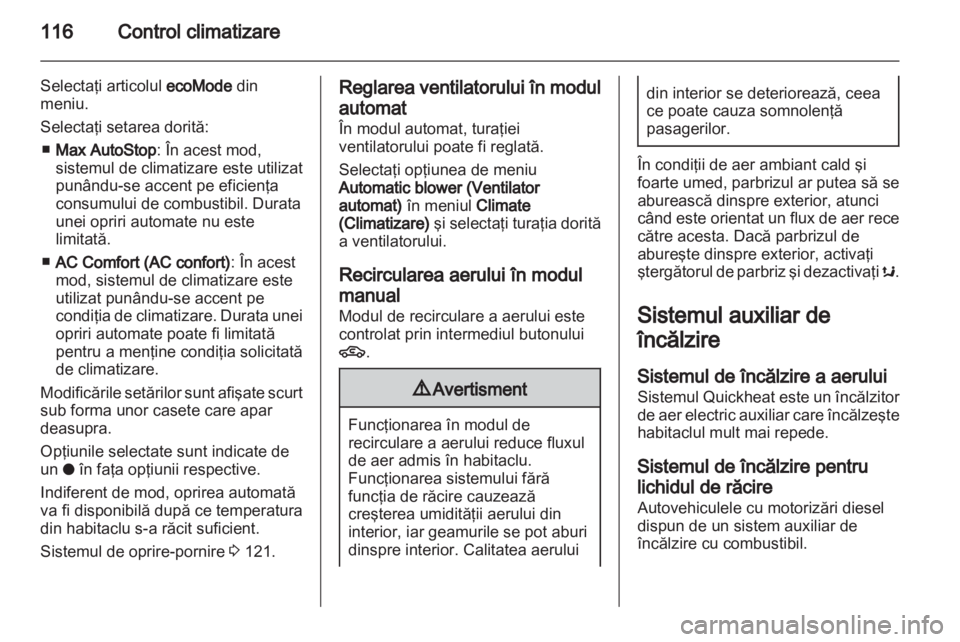 OPEL CORSA 2013  Manual de utilizare (in Romanian) 