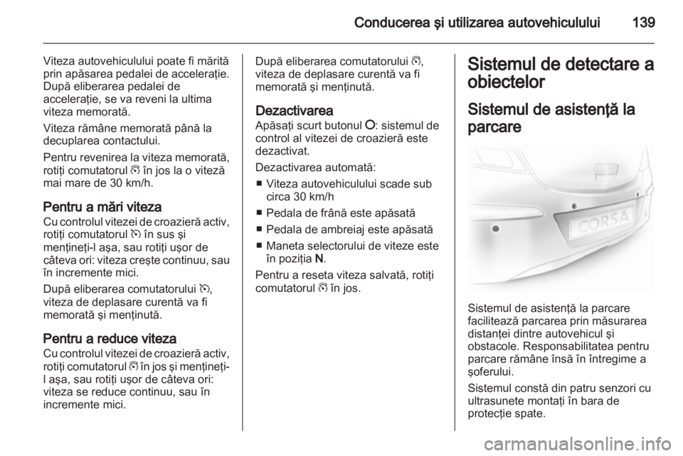 OPEL CORSA 2013  Manual de utilizare (in Romanian) 