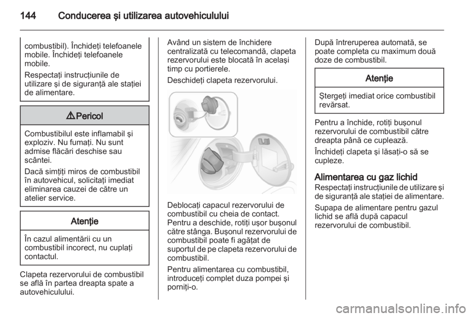 OPEL CORSA 2013  Manual de utilizare (in Romanian) 