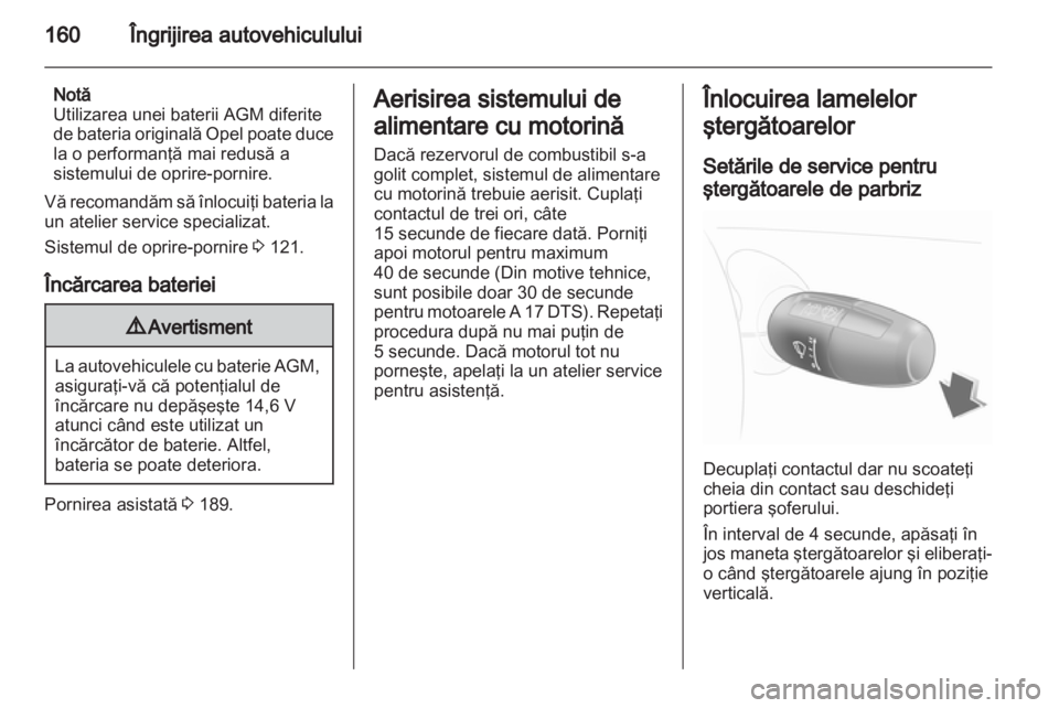 OPEL CORSA 2013  Manual de utilizare (in Romanian) 