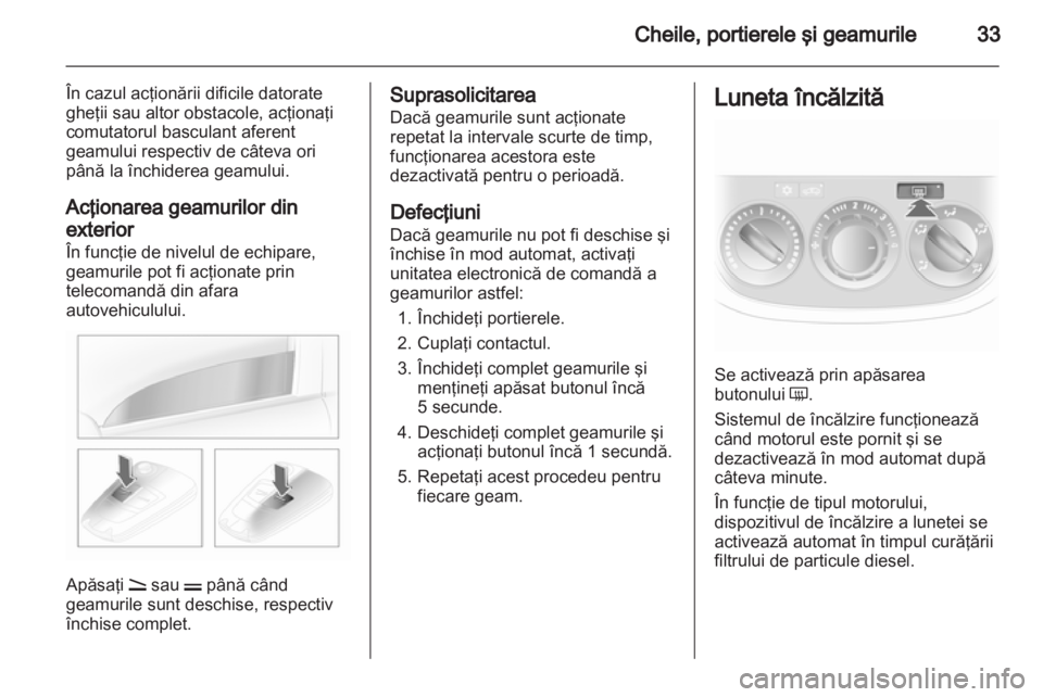 OPEL CORSA 2013  Manual de utilizare (in Romanian) 