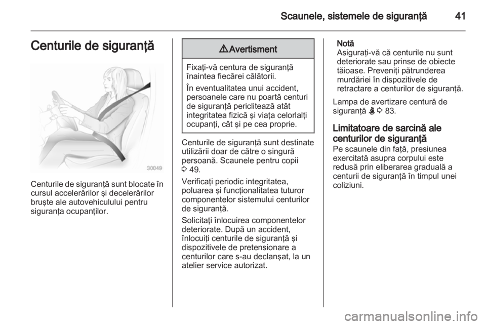 OPEL CORSA 2013  Manual de utilizare (in Romanian) 