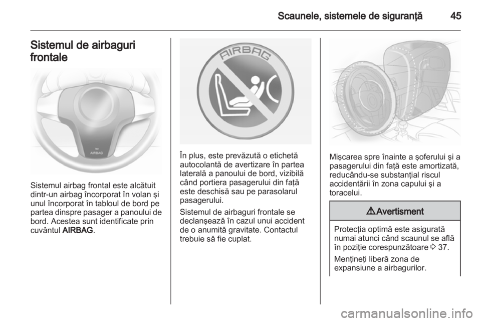 OPEL CORSA 2013  Manual de utilizare (in Romanian) 
