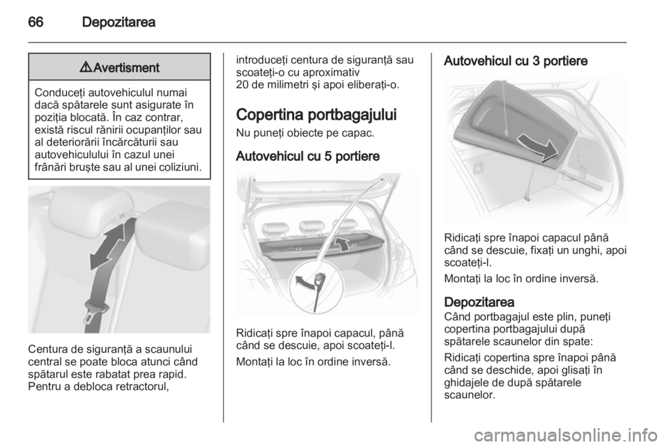 OPEL CORSA 2013  Manual de utilizare (in Romanian) 