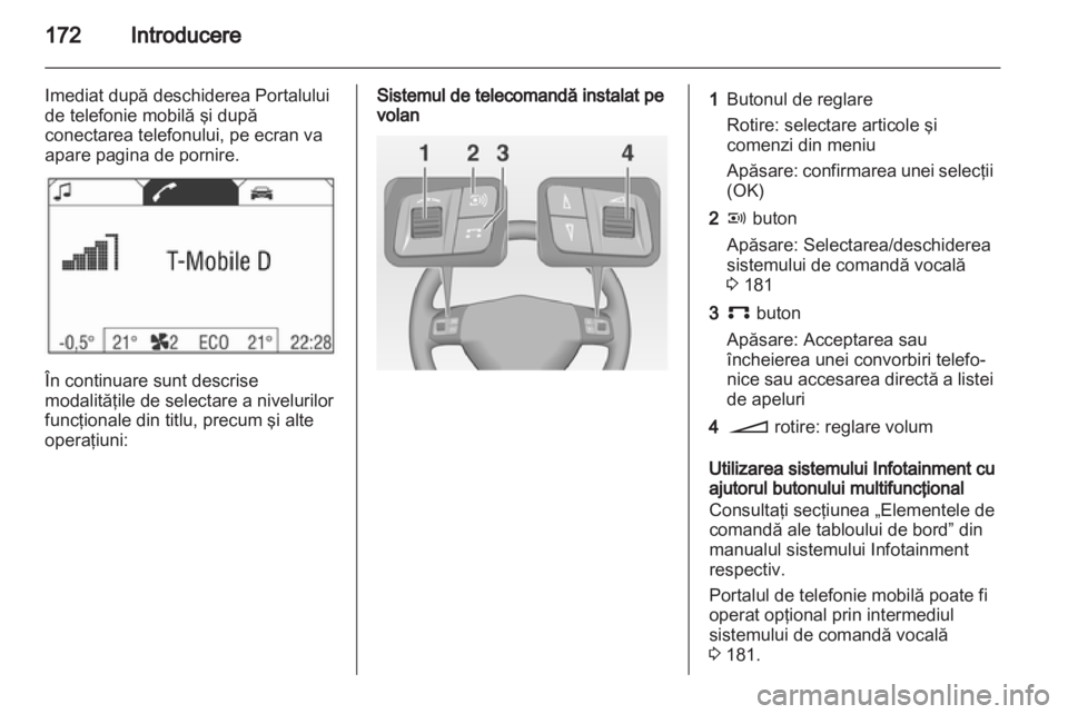 OPEL CORSA 2013.5  Manual pentru sistemul Infotainment (in Romanian) 