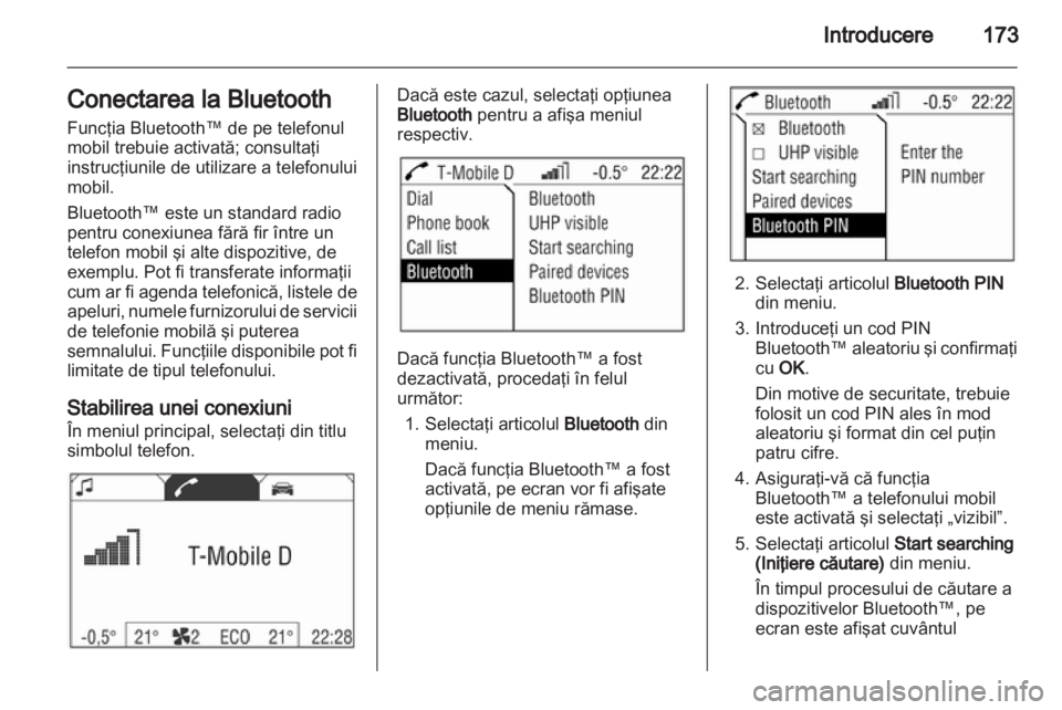 OPEL CORSA 2013.5  Manual pentru sistemul Infotainment (in Romanian) 