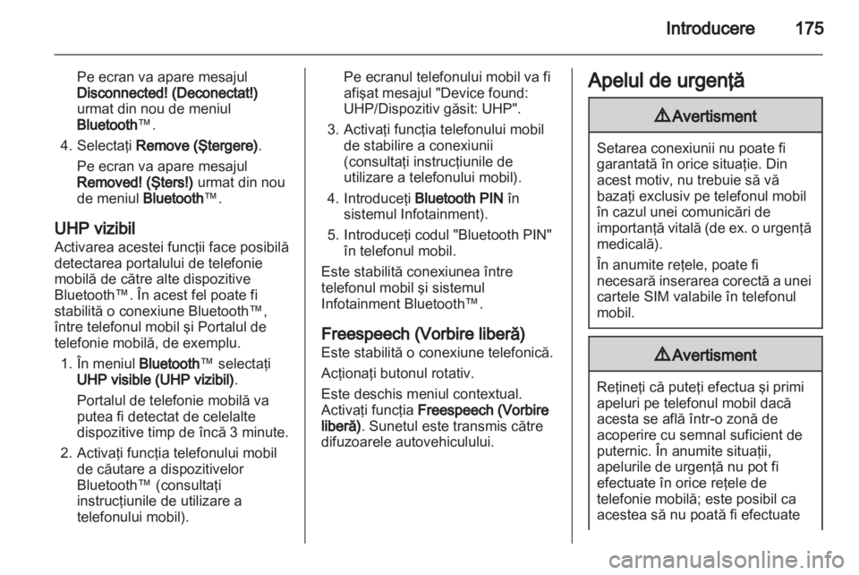 OPEL CORSA 2013.5  Manual pentru sistemul Infotainment (in Romanian) 