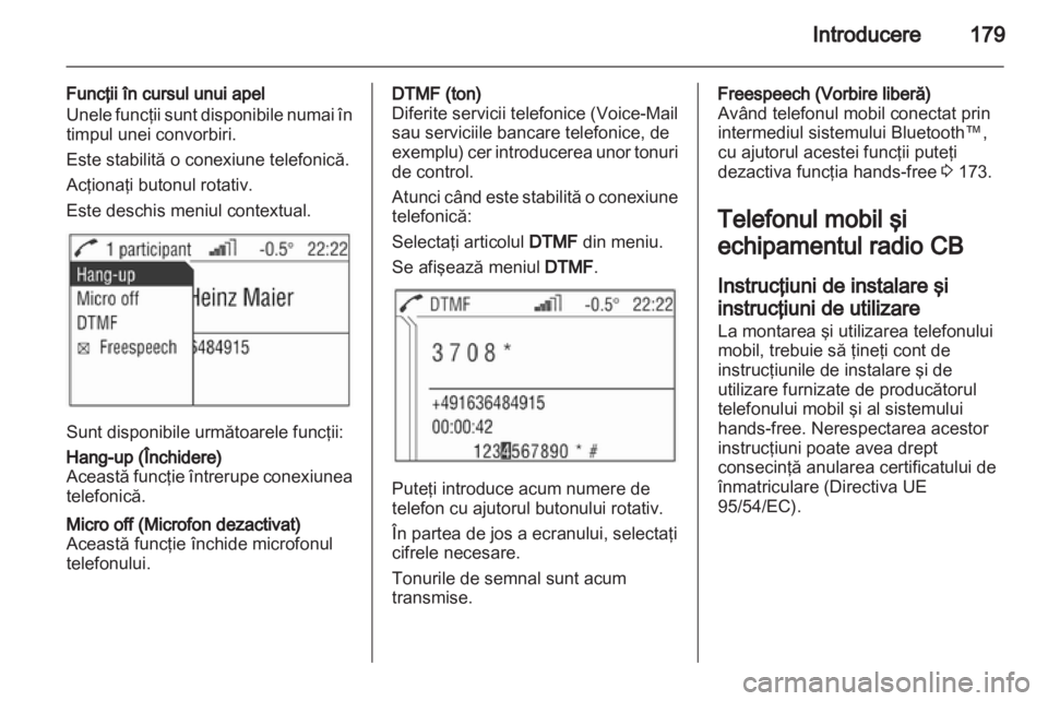 OPEL CORSA 2013.5  Manual pentru sistemul Infotainment (in Romanian) 