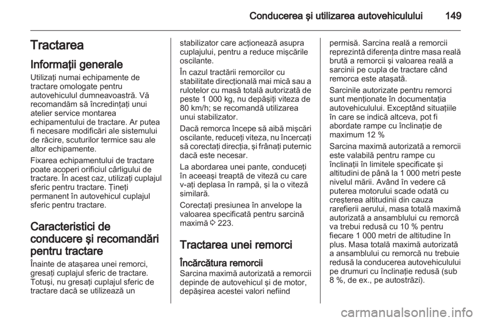 OPEL CORSA 2013.5  Manual de utilizare (in Romanian) 