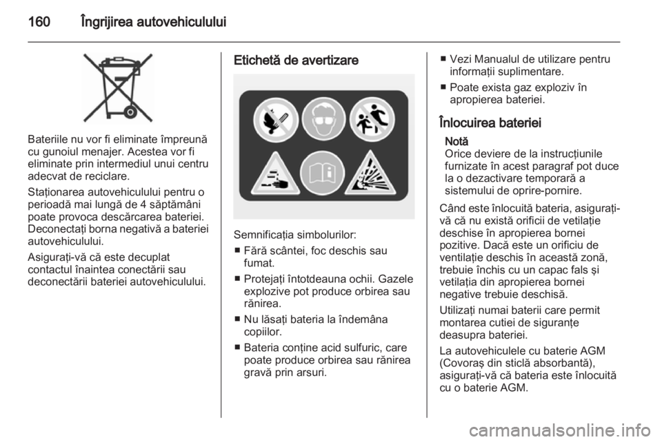 OPEL CORSA 2013.5  Manual de utilizare (in Romanian) 