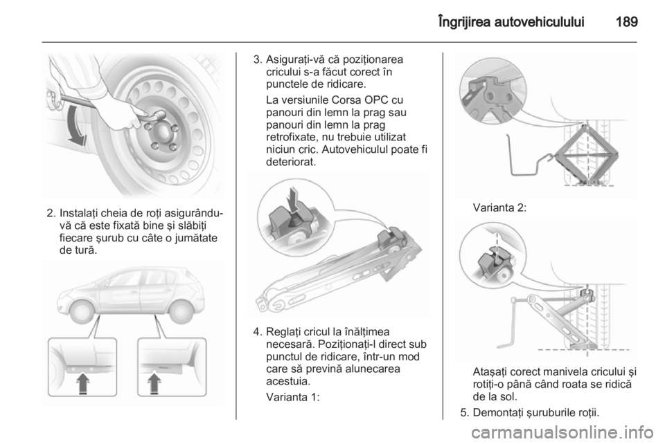 OPEL CORSA 2013.5  Manual de utilizare (in Romanian) 