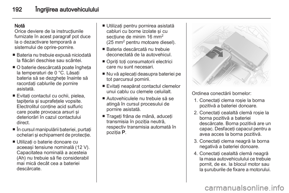 OPEL CORSA 2013.5  Manual de utilizare (in Romanian) 