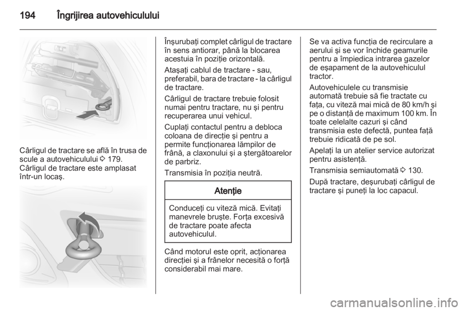 OPEL CORSA 2013.5  Manual de utilizare (in Romanian) 