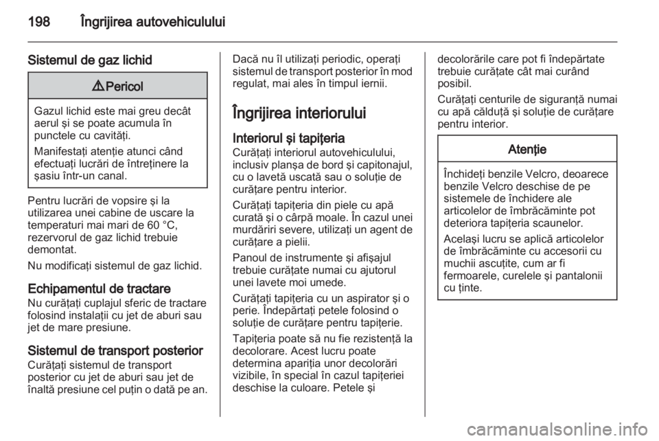 OPEL CORSA 2013.5  Manual de utilizare (in Romanian) 