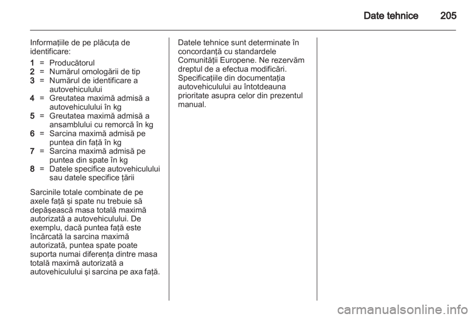 OPEL CORSA 2013.5  Manual de utilizare (in Romanian) 