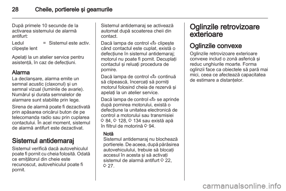 OPEL CORSA 2013.5  Manual de utilizare (in Romanian) 