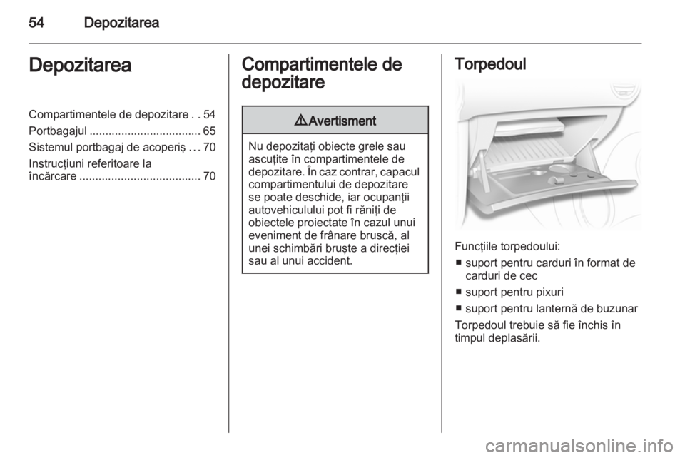 OPEL CORSA 2013.5  Manual de utilizare (in Romanian) 