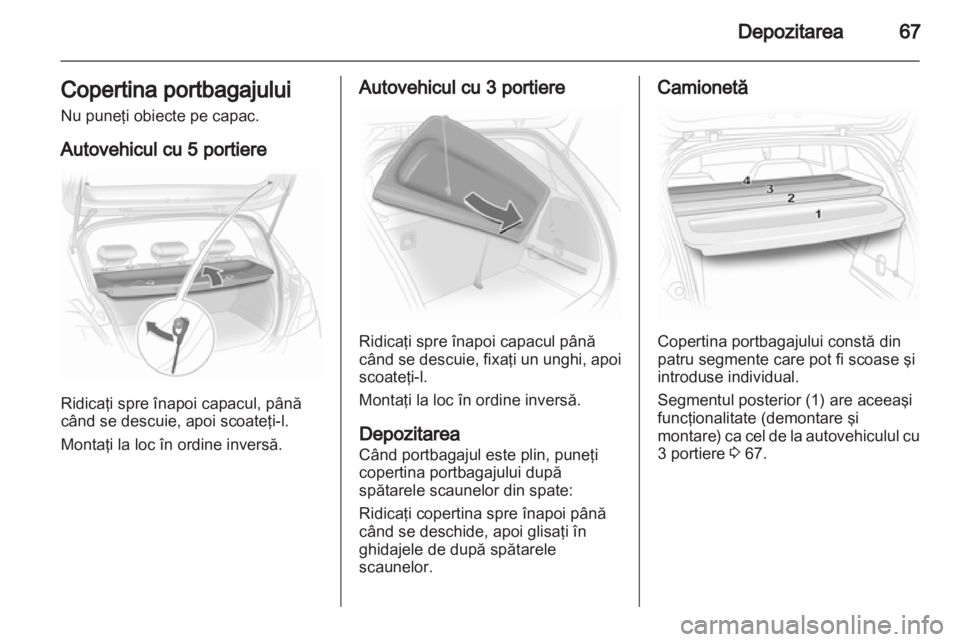 OPEL CORSA 2013.5  Manual de utilizare (in Romanian) 