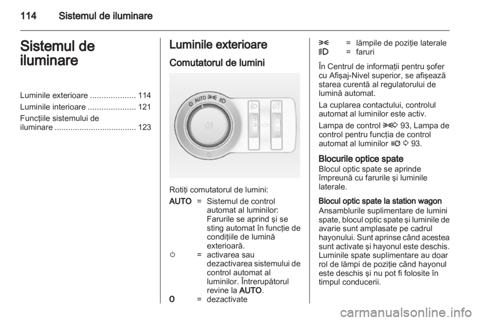 OPEL INSIGNIA 2010.5  Manual de utilizare (in Romanian) 