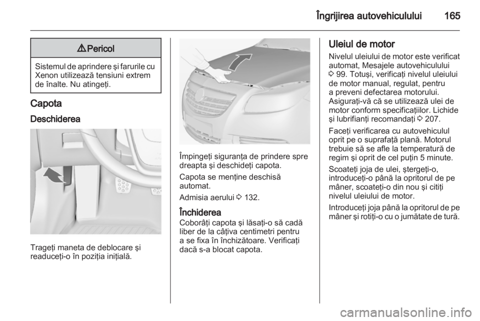 OPEL INSIGNIA 2010.5  Manual de utilizare (in Romanian) 