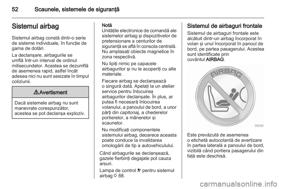 OPEL INSIGNIA 2010.5  Manual de utilizare (in Romanian) 