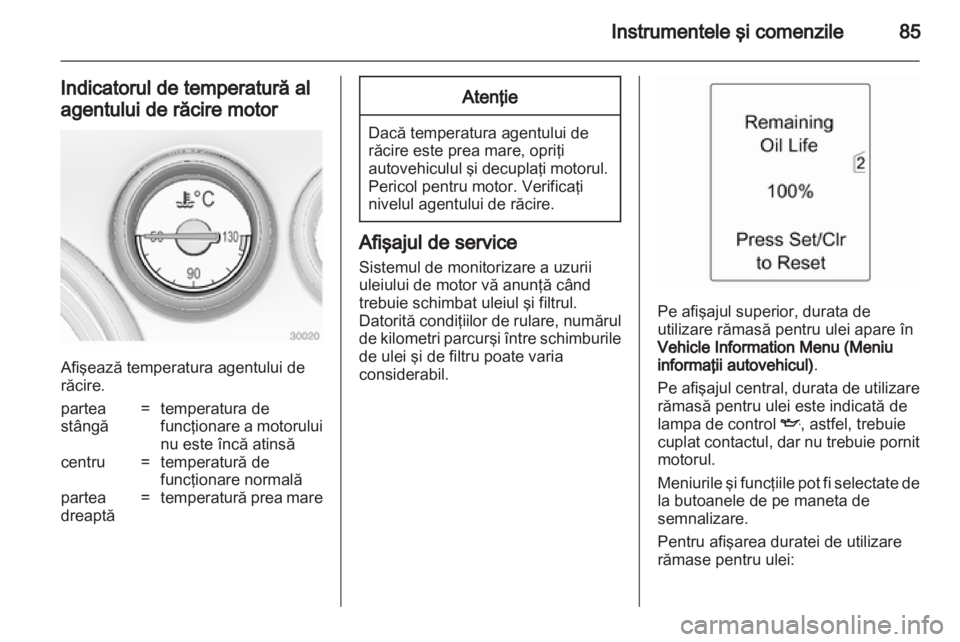 OPEL INSIGNIA 2010.5  Manual de utilizare (in Romanian) 