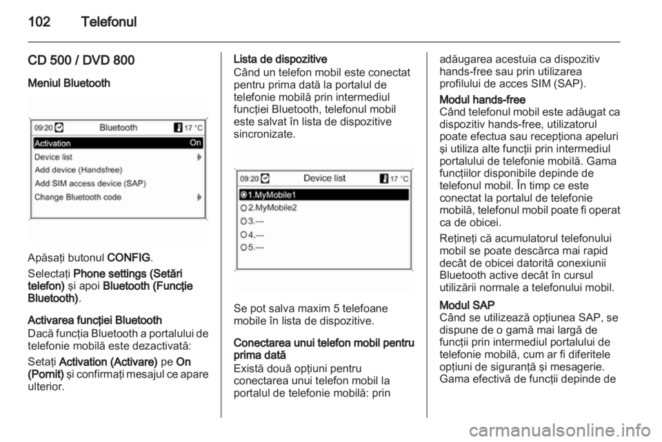 OPEL INSIGNIA 2011  Manual pentru sistemul Infotainment (in Romanian) 