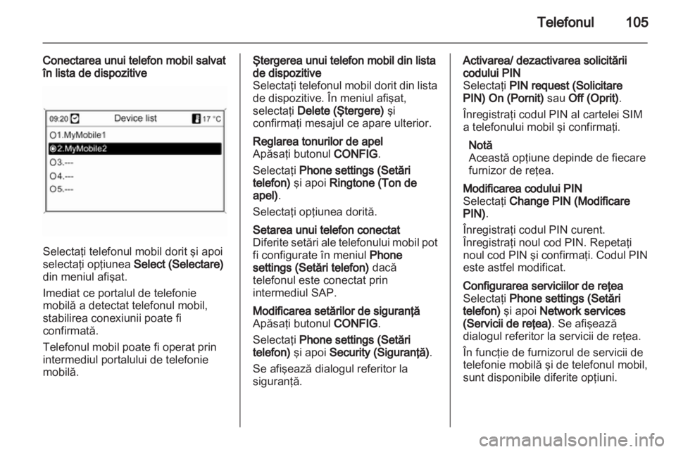 OPEL INSIGNIA 2011  Manual pentru sistemul Infotainment (in Romanian) 